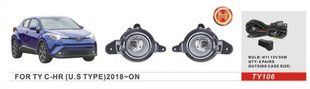 Фары доп.модель Toyota C-HR 2018-/USA TYPE/TY-106/H11-12V55W/эл.проводка (TY-106)