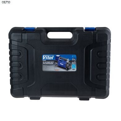 Компрессор "ViTOL" К-71 "OFF ROAD MASTER" 150psi/50Amp /160л/шланг 7,0м/клемы