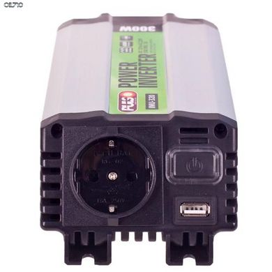 Преобразователь напряжения PULSO/IMU 320/12V-220V/300W/USB-5VDC2.0A/мод.волна/клеммы