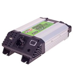 Перетворювач напруги PULSO/IMU 520/12V-220V/500W/USB-5VDC2.0A/мод.волна/клеми