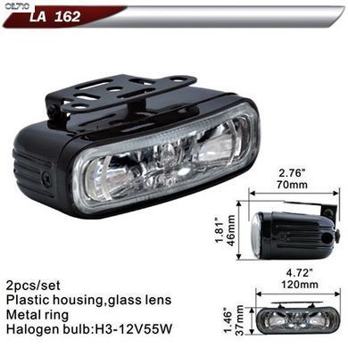 Фара додаткова DLAA 162-W/H3-12V-55W/120*37мм