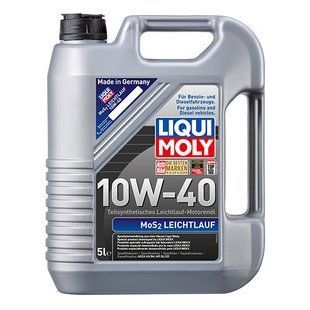 Полусинтетическое Моторное Масло С Молибденом MoS2 Leichtlauf SAE 10W-40 5л.