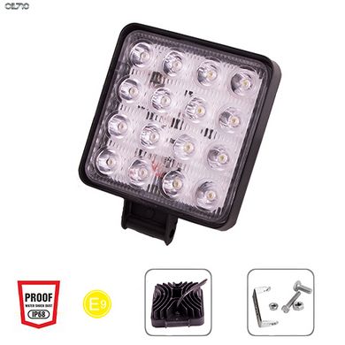 Фара робочого світла WLP-48S1F5 FLOOD 16Led*3W /10-30V/48W/6000K