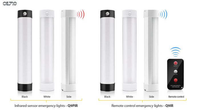 Аварійне освітлення з дистанційним керуванням – Q9IR