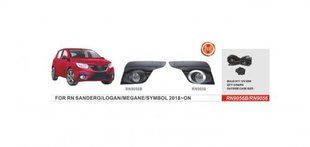 Фары доп.модель Renault Logan /Sandero 2017-/RN-9056/H11-12v55W/эл.проводка (RN-9056)
