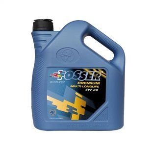 Синтетичне моторне масло FOSSER Premium Multi Longlife 5W-30 4л (КИЛ202251)