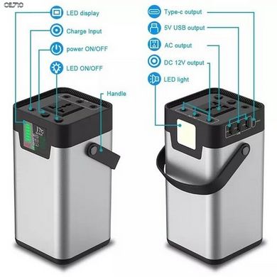 Акумулятор портативний LIPOWER A-380 - 54600mAh/(202WH)-200W (1/6)