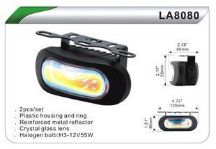 Фара додаткова DLAA 8080-RY/H3-12V-55W/120*46мм