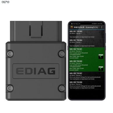 Автосканер Ediag P02 ELM327 bluetooth V1.5 OBD2 зчитувач кодів