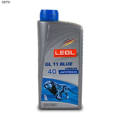 Антифриз -36℃ LEOIL GL11 синий 1л готовая жидкость