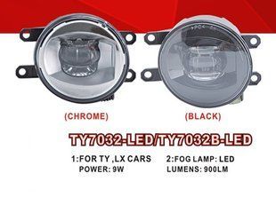 Фары доп.модель Toyota Cars/TY-7032L/LED-12V9W900Lm/эл.проводка (TY-7032LED)