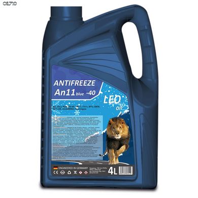 Антифриз -30℃ LEO OIL синий 4л