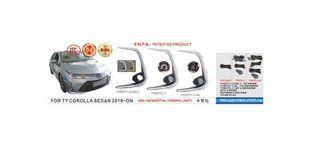 Фары доп.модель Toyota Corolla SD 2018-/TY-9377L-1/H8-12V35W+DRL-6W/6W/FOG+DRL+TURN/эл.проводка (TY-9377L-1 3в1)