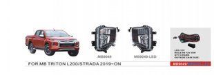 Фары доп.модель Mitsubishi Triton/L200/Pajero Sport 2018-/MB-9049/H8-12V35W/эл.проводка (MB-9049)