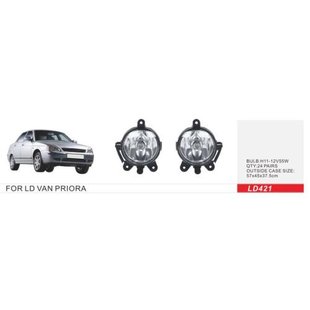 Фари дод.модель LADA/Priora 2170-72/LD-421/H11-12V55W