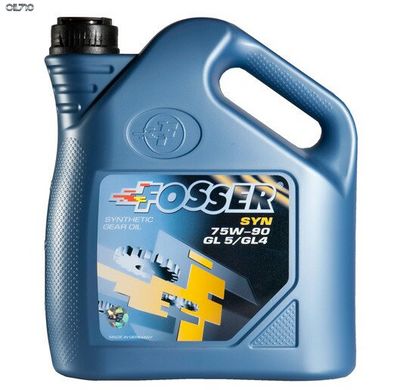 Синтетичне трансмісійне масло FOSSER Syn 75W-90 GL 4 / GL 5 4L