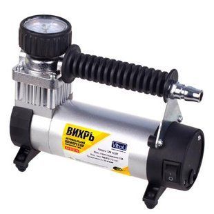 Компресор "Вихор" КА-В12170 100psi / 12Amp / 35л / прикур. + Перехідник / шланг 2,0м