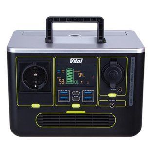 Портативне джерело живлення Vitol S633, 220В/300Вт/Li-ion 444Вт/год, чистий сінус