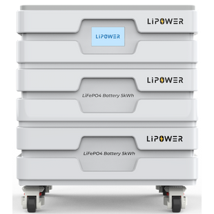Система безперебійного живлення LIPOWER LiFePO4 PH5000E+BAT 51,2V (2 х 100Ah ​​5210Wh) 5kW