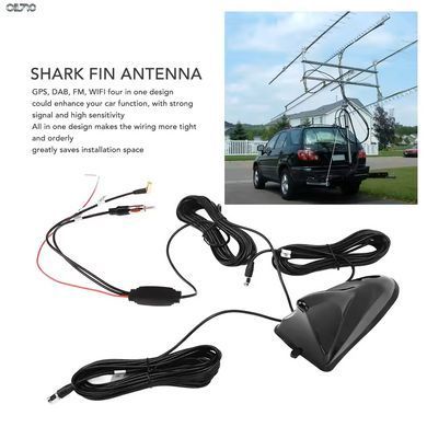 Автомобільна антена плавник GPS DAB FM WIFI 4 в 1