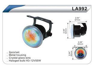 Фара додаткова DLAA 992-W/H3-12V-55W/D=62мм