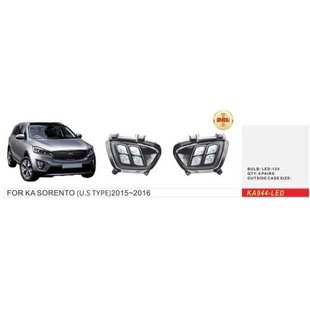 Фары доп.модель KIA Sorento/2016-18/KA-994-LED/U.S TYPE/DRL