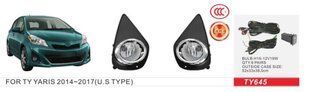 Фары доп.модель Toyota Yaris 2014-17/TY-645/H16-12V19W/эл.проводка (TY-645)
