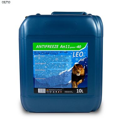 Антифриз -30℃ LEO OIL зеленый 8л