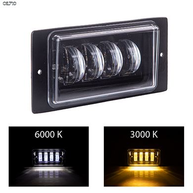 Фари дод. модель LADA/2110-14/LD-519II-L/12-60V/40W/12LED-6000K/12LED-3000K