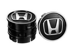 Заглушка колісного диска Honda 60x55 чорний ABS пластик (4шт.) 50033