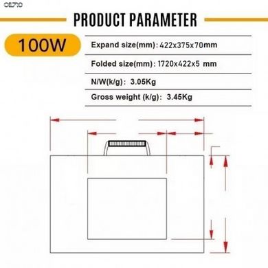 Сонячна панель LIPOWER LP-100 18V100W (1/2)