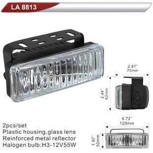 Фара додаткова DLAA 8813-W/H3-12V-55W/120*50мм