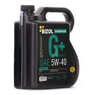 Синтетическое моторное масло BIZOL Green Oil+ 5W-40 4л