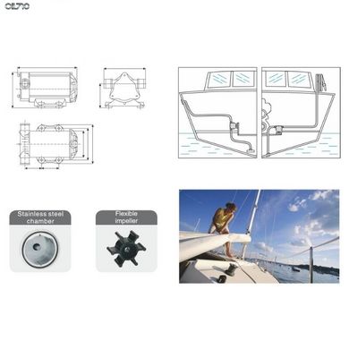 Насос для перекачки воды REWOLT, трюмный 220В (RE SLW30-220V)