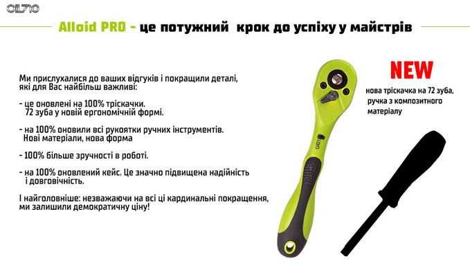 Універсальний набір інструменту 1/4" & 1/2", 108 предм. (6 гран.) Тріскачки 72 зуби (TS-108)