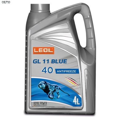 Антифриз -36℃ LEOIL GL11 синий 4л готовая жидкость