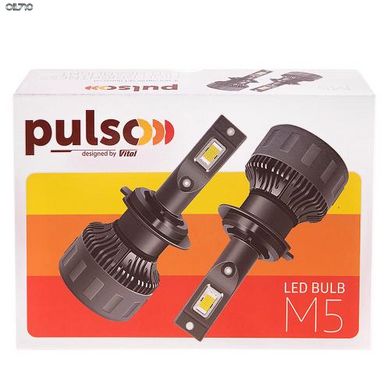 Автолампы PULSO M5/H4/LED-chips CSP/9-16v/2*70w/16000Lm/6500K