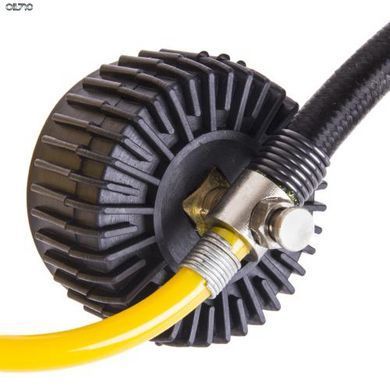 Компресор "Торнадо" КА-Т12191 150psi/28Amp/90л/клеми/ліхтар/шланг 7,5м з дефлятором/2 циліндри (КА-Т12191)