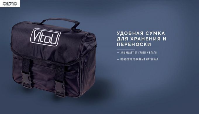 Компресор "Торнадо" КА-Т12191 150psi/28Amp/90л/клеми/ліхтар/шланг 7,5м з дефлятором/2 циліндри (КА-Т12191)